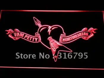 C130 Tom Petty & Heartbreakers LED неонови светещи табели с превключвател Вкл./Изкл 20 цвята+ 5 размери на избор