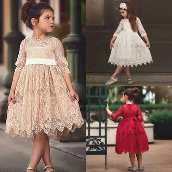 Сладко момиче рокля на принцеса деца твърди дантела тюл театрализованное партия шаферски рокли за деца 3-7 години