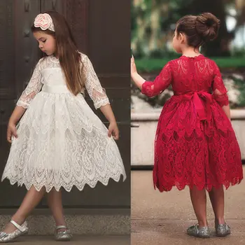 Сладко момиче рокля на принцеса деца твърди дантела тюл театрализованное партия шаферски рокли за деца 3-7 години
