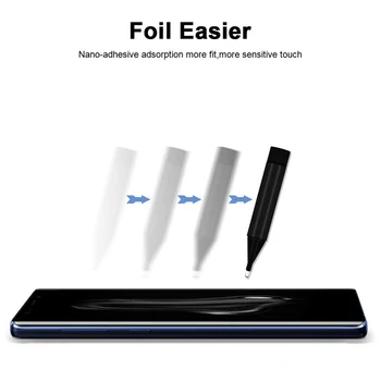 UV лепило течен екран протектор за Samsung S10e S9 Plus S8 Note 9 Пълно покритие от закалено UV стъкло за Huawei капитан 20 Pro P30 Pro