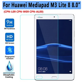 Закалено стъкло за Huawei Mediapad M3 Lite 8 8.0 CPN-L09 CPN-W09 CPN-AL00 защитно фолио на екрана 8.0