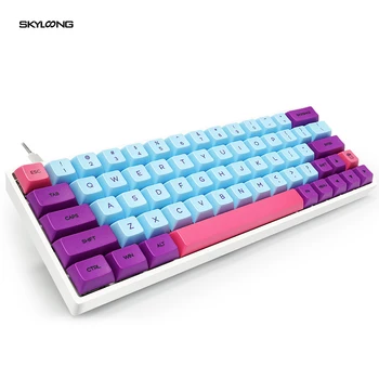 Skyloong GK64 SK64 портативна ръчна клавиатура Wired Gateron Mx RGB Backlight Gaming Keyboard