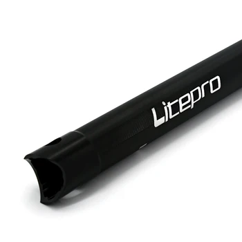 Litepro сгъваем велосипед ултра-лек подседельный seatrod алуминиева сплав 31.8 * 580 мм подседельный тръба подседельный аксесоари под наем