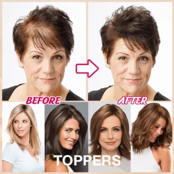 Най-новият силки клип на косата Topper перука термостойкое влакна, удължаване на коса, за жени увеличаване на главата изкуствена коса-аксесоари за коса