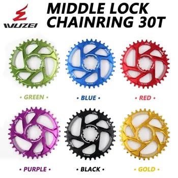 WUZEI Bicycle Chainwheel 30T тесни широки велосипедни звездички за GXP XX1 X9 XO X01 CNC AL7075 коляновия вал резервни части за велосипеди