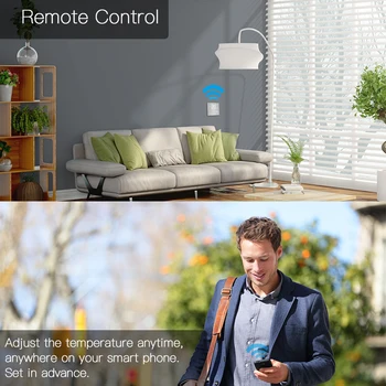 WiFi Smart термостат, температурен регулатор за електрически подгряване на пода Smart Life / Sasha приложението работи с Алекса Google Home