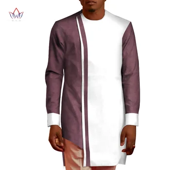 Летни мъжки лоскутные най-тениски Африканска облекло Басейн Riche African Clothing Design Casual памук мъжки топ ризи WYN552