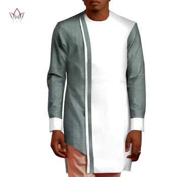 Летни мъжки лоскутные най-тениски Африканска облекло Басейн Riche African Clothing Design Casual памук мъжки топ ризи WYN552
