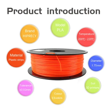 1kg/500g/250g 1.75 mm PLA Printer Filament Highquality Colorful PLA Filament Printe Material For 3D Printer Printing Pen