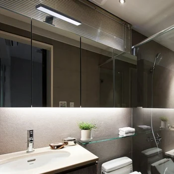 LED монтиран на стената лампа, шкаф за баня грим огледало светлина суета светлина стенни лампи IP44 неутрално бяла 30СМ 60см
