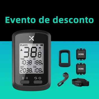 XOSS байк компютър G безжичен GPS за измерване на скоростта водоустойчив пътен велосипед МТВ цикъл Bluetooth ANT + ритъм Колоездене