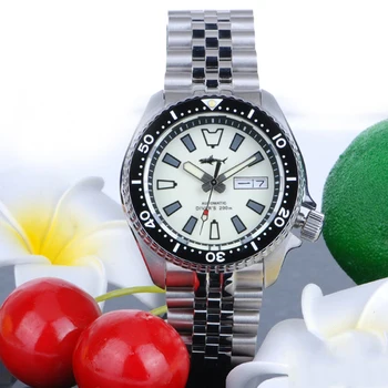 HEIMDALLR SKX007 мъжки водолаз часовници реколта Сапфир светещи 200 м Водоустойчив Япония NH36A механизъм механични часовници
