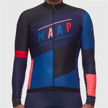MAAP Team Pro Колоездене мъжки ризи дълъг велосипед Джърси зима руно Майо под наем Camisa Ciclismo Masculina Tenue Cycliste Homme