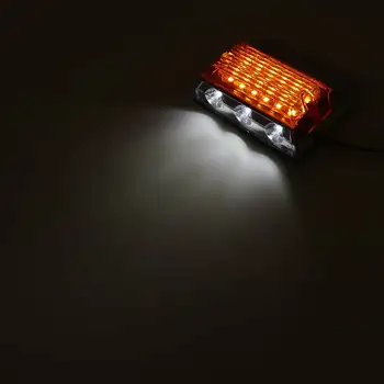 2/4/6/10шт 24V 15 LED странични габаритни светлини на автомобила външни светлини Squarde предупреждение задна светлина сигнални лампи автомобилно ремарке, камион камион