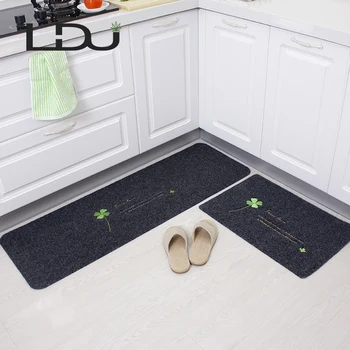 RULDGEE подови подложки Против-skiddin абсорбцията на вода усвояването на масло килим дългата кухненска врата подложка за баня врата мат