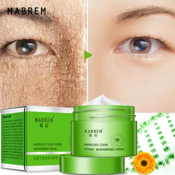 MABREM Calendula Double Moisturizing Cream Anti-Aging Whitening Wrinkle Отстраняване Repair pores облекчава груба и суха кожа грижа