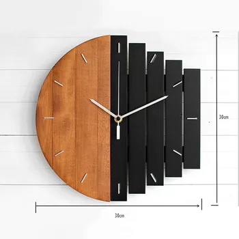 JADUOMA стенен часовник Кварцов абстрактни промишлени стенен часовник с модерен дизайн може да надпис 3D античен стил стенни часовници и за домашен декор
