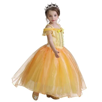 Облечи за деца cosplay костюм принцеса пеперуда Хелоуин Disfraz 4-10Yrs рокля за момичета