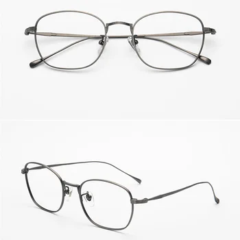 QIANJING чист титан пълен кадър-леки очила очила по рецепта на Декоративни рамки популярни за мъже, жени 3610