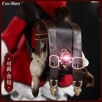 Гореща Игра Genshin Impact Klee Bag Cosplay Spark Knight Fashion Красива Раница Използваните Аксесоари За Ролеви Игри