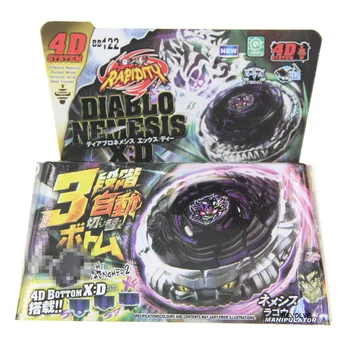 Spinning Top Metal Fight BB122 Diabl Nemesis X:D 4D System Drop Shopping