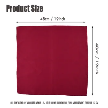6 бр./лот червен/зелен 48*48 cm квадратен полиестер хотелски маса кърпа за украса на коледното парти на Св. Патрик, декор Сервиет