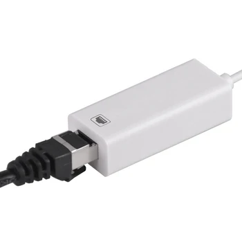 Адаптер кабелна мрежа 100 Mbps за Lightning to RJ45 Ethernet LAN Wired Overseas Compact Travel за iPhone / iPad серия