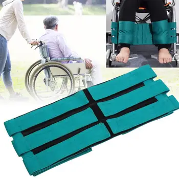 Регулируем ремък за фиксиране на краката на тялото колан инвалидна количка обезопасителен колан за възрастни пациенти крайници инвалидна количка фиксирани колани бандажные опора