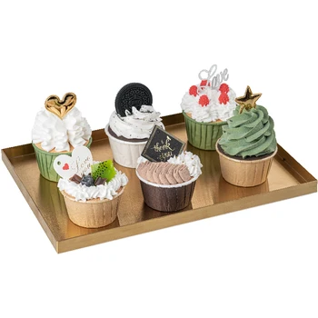 Моделиране торта модел на фалшиви крем cupcake ins далеч по-приятни снимки подпори декориране на прозореца десерт украса на масата