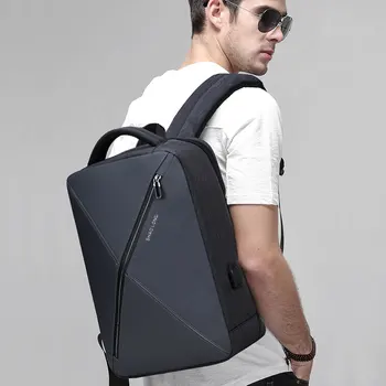 GREATOP нов дизайн за мъжки раница USB зареждане на 15.6-инчов лаптоп раница, водоустойчив многофункционален бизнес пътуване Backbags