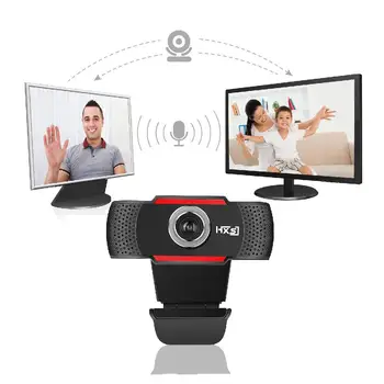 HXSJ S20 Webcam HD 480P PC Web Camera With Absorbtion MIC Microphone For Skype For Android TV Rotatable Display, USB Web Cam