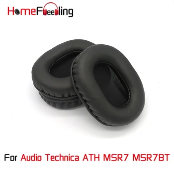 Homefeeling амбушюры за Audio Technica ATH MSR7 MSR7BT амбушюры кръгли универсални Leahter Repalcement Parts амбушюры