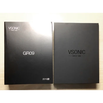 VSONIC GR09 2019 версия HiFi аудио динамичен водача, професионална обшивки, шумоизолация слушалки с MMCX сменяем кабел
