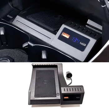 Колата QI wireless charging телефон, зарядно за Mercedes Benz W205 AMG C43 C63 GLC43 GLC63 X253 GLC C Class fast charger аксесоари