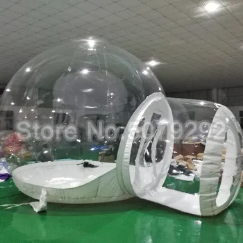 Нов дизайн на градина балон палатка градина игла палатка за продажба 3 М/4 М. / 5 м диаметър на балона хотел прозрачен мехур купол на палатка балон дърво