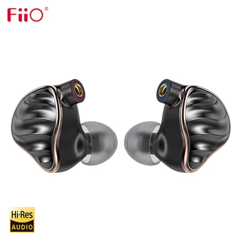 FiiO FH7 HiFi Аудио Hi-Res Beryllium PVD 5Driver (4 Ноулс BA + 1DD) Хибридни слушалки с подвижен кабел MMCX
