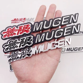 3D метал Mugen емблема-хром лого задни икона багажника на колата стикер стайлинг за автомобили Honda Civic Accord CRV