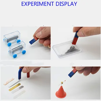 Направи си САМ бар пръстен подкова компас магнити, за да настроите основните физика учебни помагала наука експеримент инструмент играчки за деца