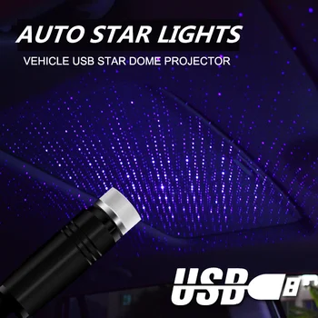 Led покрива на колата Звезда лека нощ проектор атмосфера Galaxy лампа за Volvo XC60 XC90 S60, V70, S80 S40 V40 V50 XC70 V60 C30 850 C70