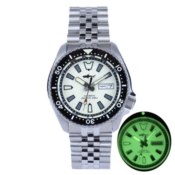Heimdallr мъжки автоматичен часовник за гмуркане сапфирен кристал светлинен 200 м Водоустойчив Япония NH36A механичен механизъм за часовници