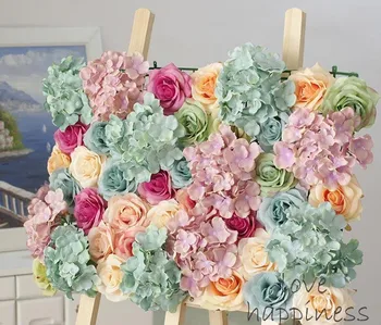 Направи си САМ изкуствени рози цветя на главата коприна декоративни цвете сватба е САМ пътят led цветен букет хотел фон украса на стени