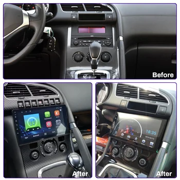2G RAM Android 9.0 за Peugeot 3008 2009-2013 авто Радио мултимедиен Плейър GPS Навигация