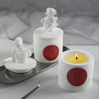 Скандинавски етерично масло с аромат на чай светлина декорация на дома рожден Ден на майката романтична сватба декорация на дома свещ с чаша