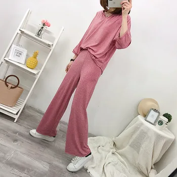 Pijama mujer demisezonnyj комплект от две части пижами за жени свободни големи размери с качулка ежедневното пижами, дрехи, домашно облекло спортен костюм