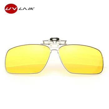 UVLAIK поляризирани очила клип на недалновидни очила на Жените и мъжете клип на слънчеви очила за шофиране, очила за нощно виждане