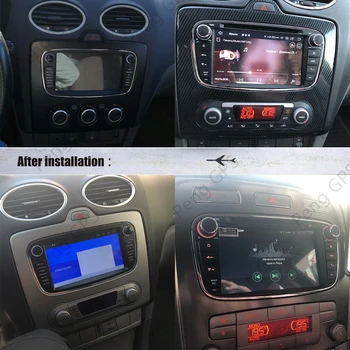 4 + 128GB Android 10 екран автомобилен мултимедиен DVD-плейър за Ford black Mondeo 2008-2011 GPS Navi Auto Radio Audio Stereo Head unit