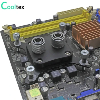 (Специална оферта) CPU Water Cooling БЛОК Cooler Computer watercooled block За Intel LGA775/1155/1156/1150/1366 разсейване на топлината