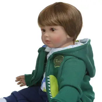 60 см 24 реалистични прероди кукла Мек силикон, винил новородени момчета реалистични ръчно изработени играчки за деца, рожден Ден, Коледа Gif