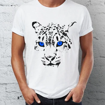 Мъжки t-shirt Majestic Snow Leopard Nature Tee