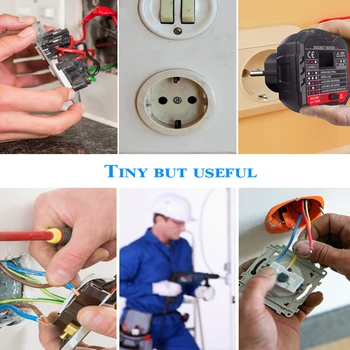 Socket Tester Pro Voltage Тестер Electric Outlet Тестер HT106 Voltage Meter US UK EU Plug Circuit Line Wall Plug Finder